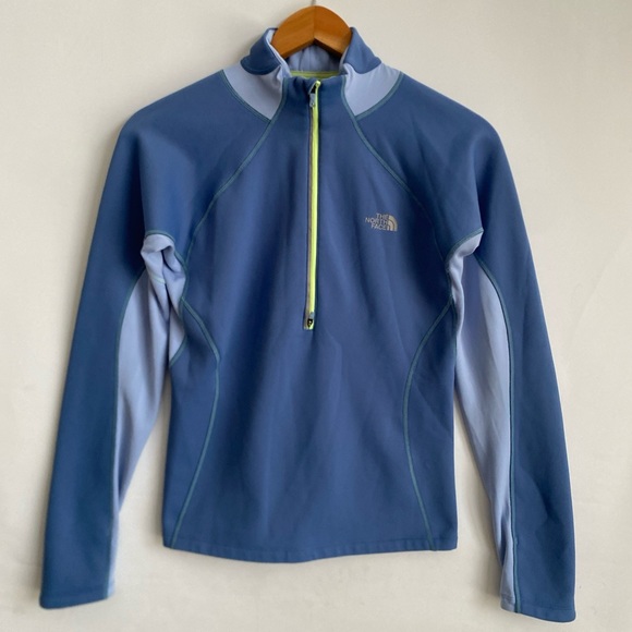 The North Face 1/2 zip Pullover blue Size Small - Picture 1 of 4
